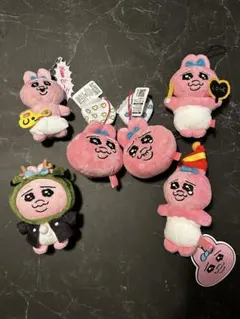 おぱんちゅうさぎマスコットキーホルダーセット