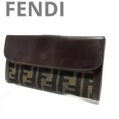 FENDI フェンディ 長財布 折り財布 ズッカ キャンバス レザーのサムネイル