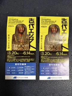 2026年最新】エジプト展 チケットの人気アイテム - メルカリ