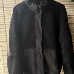 adidas ワーディング ボア ルーズフィット ジャケットブラック