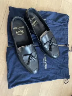 Loake 1880 タッセルローファー ブラック - メルカリ