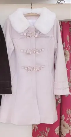 LIZLISA リズリサ パールリボンビットコート