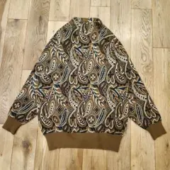 LIBERAL　ペイズリー柄　ウール　ニット　vintage　レトロ　ビンテージのサムネイル