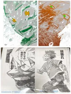 ヒロアカ◇原画展『The Beginning』『ヒーローvs敵』◇ポスターセット