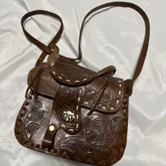 ★70s char チャー ヴィンテージ レザー ショルダー バッグ★ ☆70s char チャー ヴィンテージ レザー ショルダー バッグ☆ - メルカリ