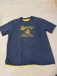 70s80s90sビンテージtシャツ リバーシブルL