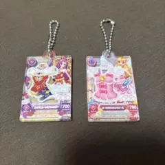 アイカツ！キーホルダー ガチャガチャ 星宮いちご 神崎美月 セット