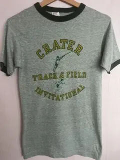 チャンピオン 80s アメリカ製 染み込みプリント トリコ ヴィンテージTシャツ