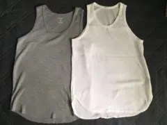 ワッフルロングタンクトップ メンズS（MやLサイズを着ている人向け）セット