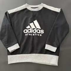 adidas ブラック グレー トレーナー③0