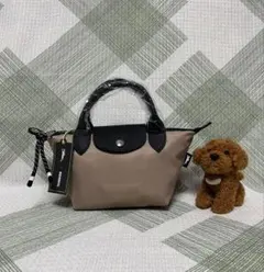 《LONGCHAMP》ENERGYプリアージュ斜め掛けショルダー　XS/サンザシ