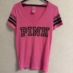 PINK Vネック Tシャツ ピンク victoria's secret