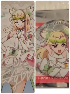 映画　キミとアイドルプリキュア　オーロラ缶バッジコレクション　キュアズキューン