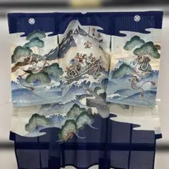 605ayu35▪️お宮参り 掛け着 長襦袢付き 七五三にも 3歳 鷹 