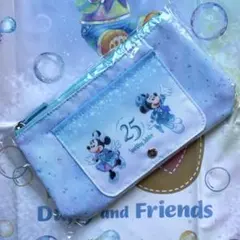 TDS 25周年　スパークリングジュビリー　スーベニアおてふきキャリー　青のサムネイル