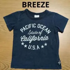 BREEZE　110cm　半袖Tシャツ　ネイビー
