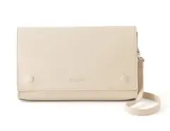 極美品 マッキントッシュフィロソフィー ショルダーバッグ オフホワイト