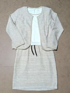 【THE SHOP TK】良品☆ワンピースジャケットセットアップ☆入学式