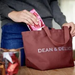 DEAN & DELUCA トートバッグ レッドビーンズ【S】
