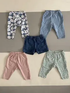 ユニクロ　7部丈　レギンス　5枚セット