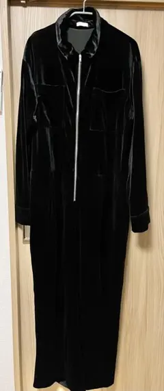 yae ヤエ オールインワン ベロア素材 ブラック 38 美品