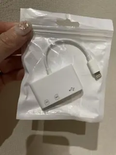 【未使用】iPhone iPad SDカードリーダー lightning転送