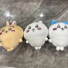ちいかわ，ハチワレ，うさぎ マスコットキーホルダー3点セット - メルカリ