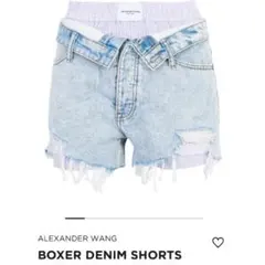 Alexander wangショートパンツ　デニム