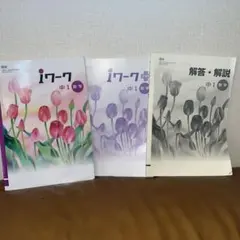iワーク 中1 数学 3冊セット