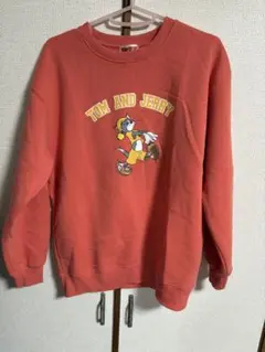 トムとジェリー プリントスウェット オレンジ