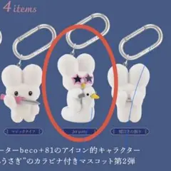 beco+81 フィギュアマスコット 第2弾　Jet potty しりみみうさぎ