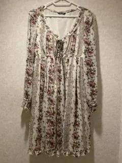 L'EST ROSE レストローズ 長袖 ワンピース