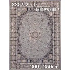 立体柄、144万ノット！本場イラン産 絨毯！200×250cm-38001 - メルカリ