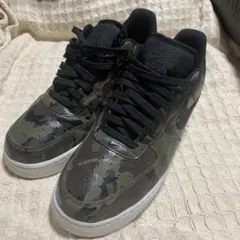 美品★28cm NIKE AIR FORCE 1 LOW CAMO OLIVE