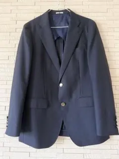 スーツセレクト 背抜き 春夏物 ネイビージャケット メンズ AB6サイズ