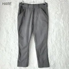HARE ハレ フレアパンツ グレー M 裾上げ可のサムネイル