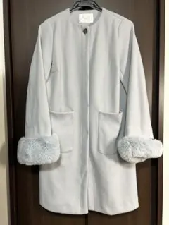 【新品】index ファー ロングコートコート もこもこ ジャンバー