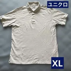 ユニクロ　半袖　ドライ　ポロシャツ　ホワイト