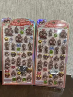 モンチッチ うるちゅるシール2枚 正規品