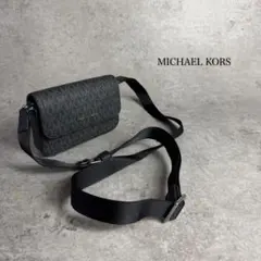 マイケルコース　MICHAEL KORS ショルダーバッグ MK総柄 ブラックのサムネイル