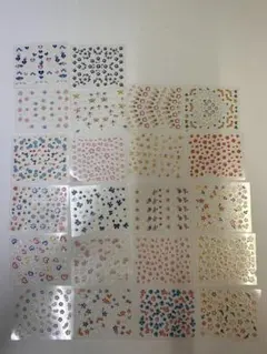 ネイルシール　28枚　カラフル