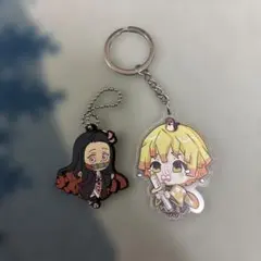 禰豆子と善逸 アクリルキーホルダー