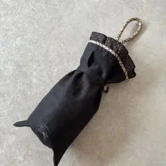 美品 BURBERRY バーバリー 日傘 遮光 遮熱 フリル レース UV 黒