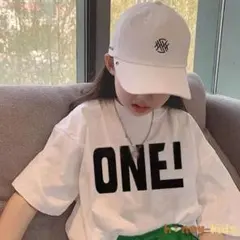 ONE! ロゴ Tシャツ ホワイト