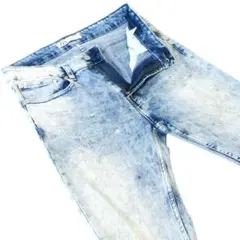 ザラ▼ストレッチスキニーデニム▼クラッシュ加工▼31インチ▼ウエスト約82cm