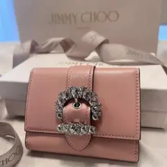 2026年最新】Jimmy Choo カラー：ピンク系 レディース 三つ折り財布の