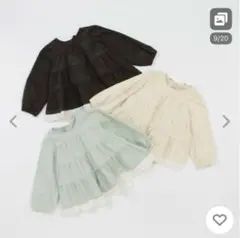 プティマイン ティアードチュニック　ベビー　女の子 80