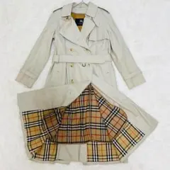 バーバリーロンドン トレンチコート ノバチェック ライナー ベルト S　ベージュ