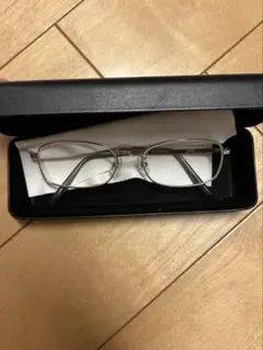 jins メタルフレームメガネ　リムレスメガネ
