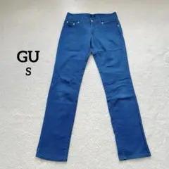 ジーユー スキニーデニム パンツ ブルー ウエスト61 Sサイズ相当